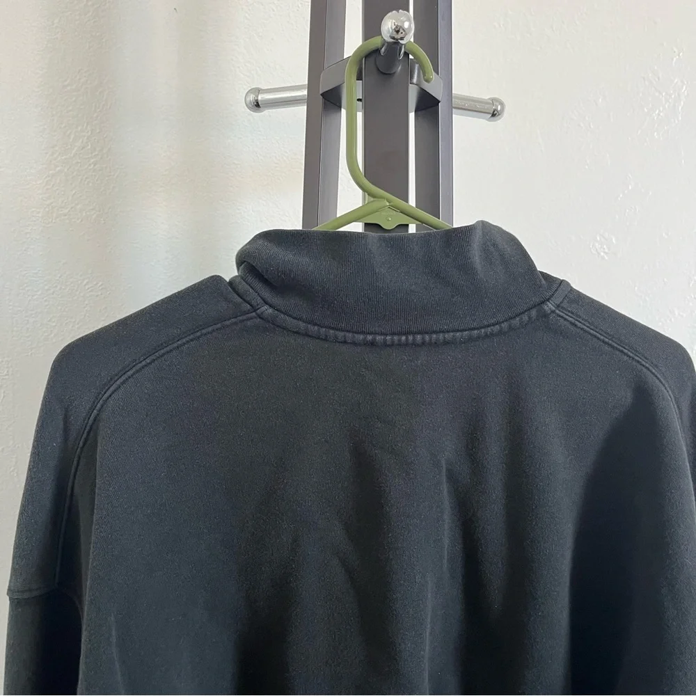 Reformation 1/4 zip black cropped sweater - Picture 5 of 5